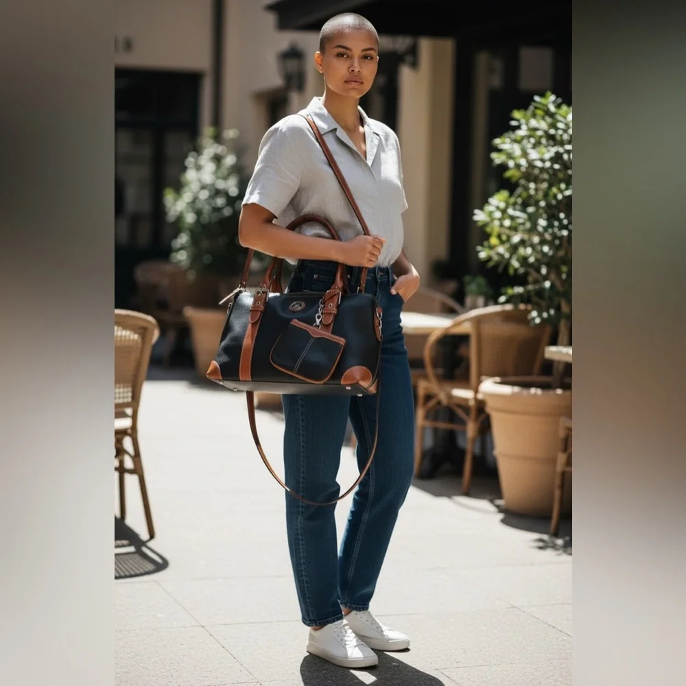 Dooney & Bourke (2) Piece handbag/satchel and wristlet